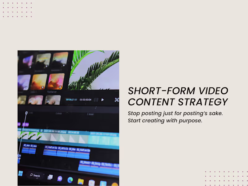 Cover image for Short-Form Video Content Strategy