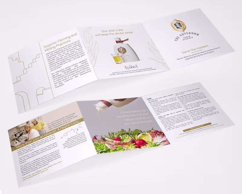 Cover image for Trifold brochure design