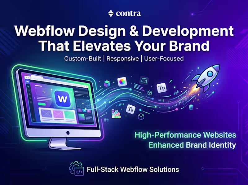 Cover image for Webflow Design & Development That Elevates Your Brand