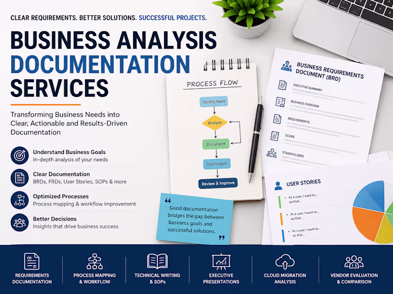Cover image for Business Analysis Documentation