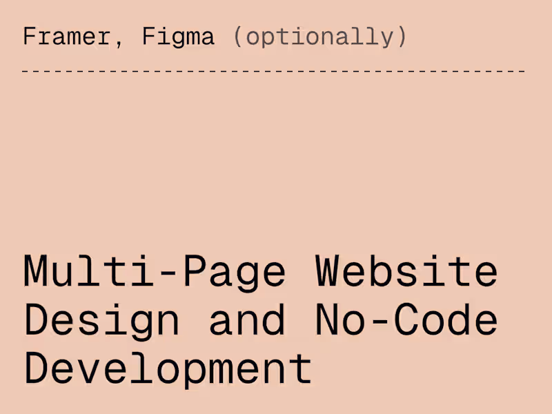 Cover image for Framer Full Website Development