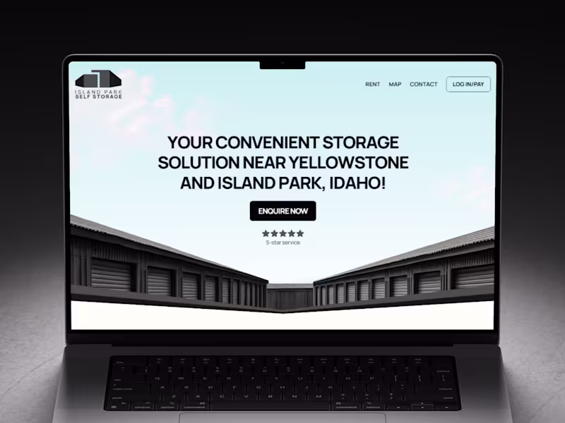 Cover image for Island Park Self Storage is