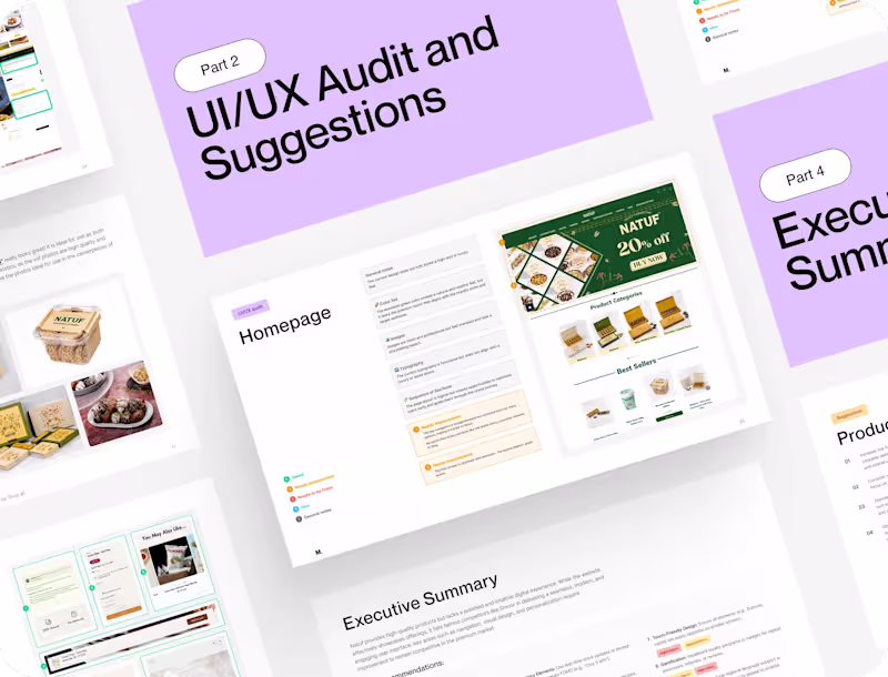 Cover image for UX UI Audits