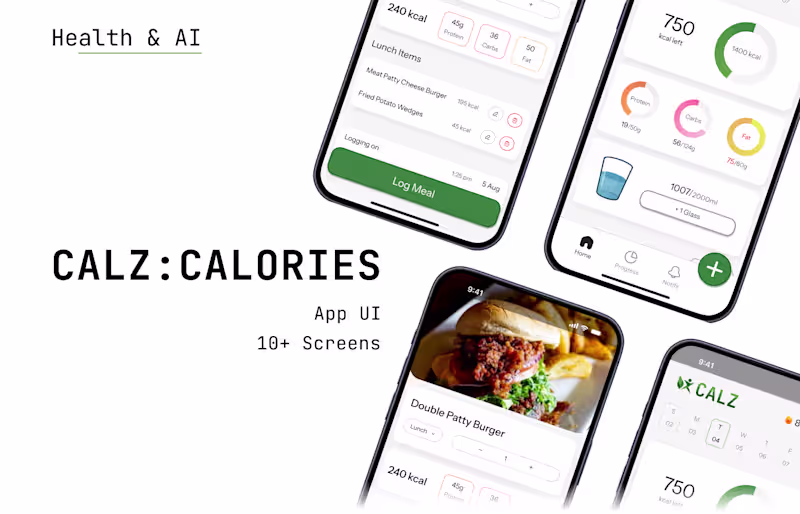 Cover image for Calz - AI Calorie Tracking App