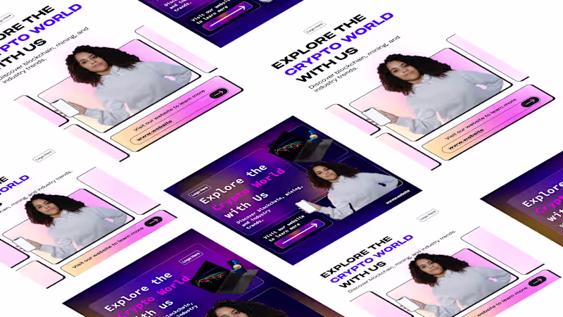 Cover image for Eye-Catching Socials for Crypto Brands