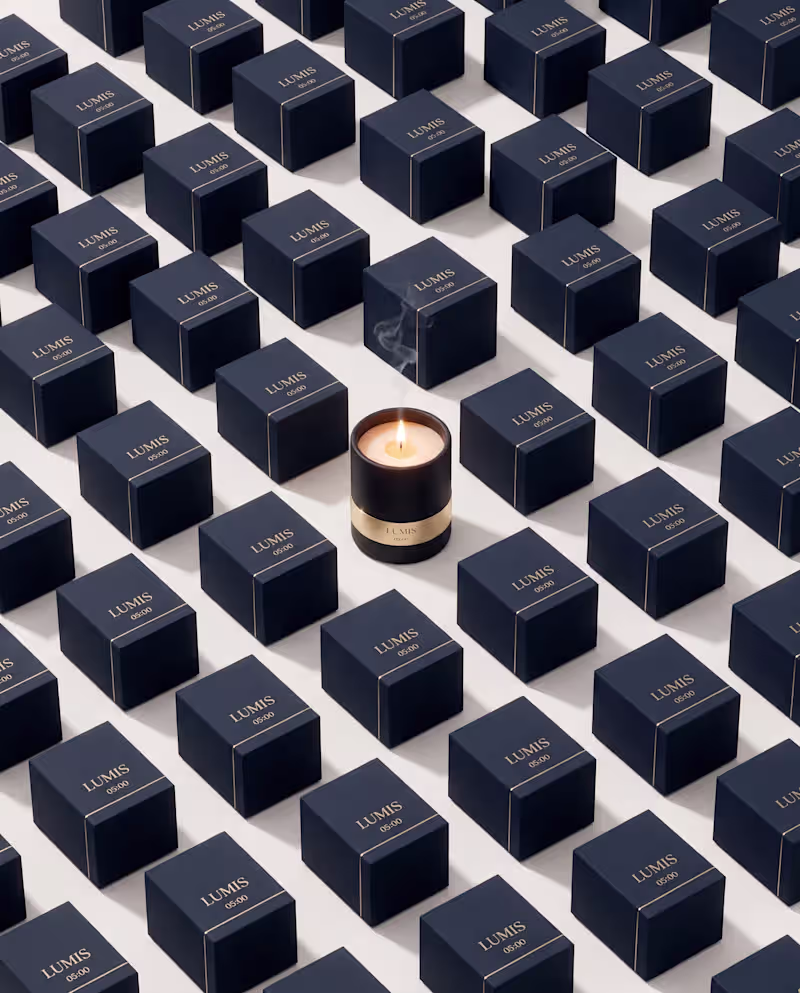 Cover image for Most candles sell you a scent. LUMIS sells you a moment. Not...