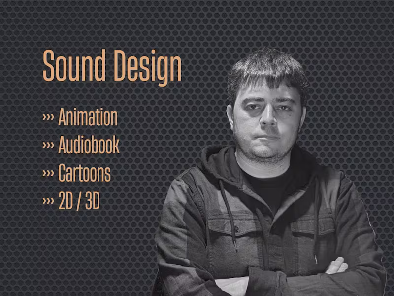 Cover image for Sound design, foley, and mixing for Animation and Audiobooks