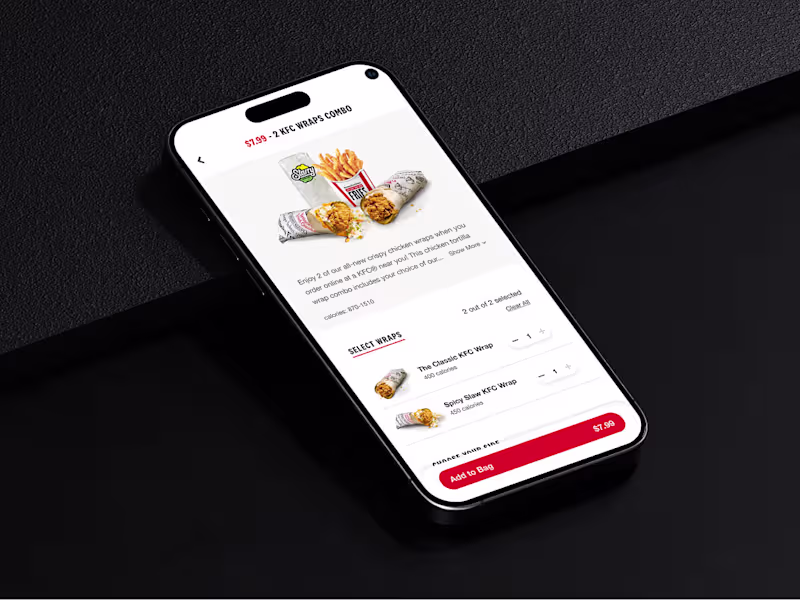 Cover image for Simplifying Customization on the KFC PDP