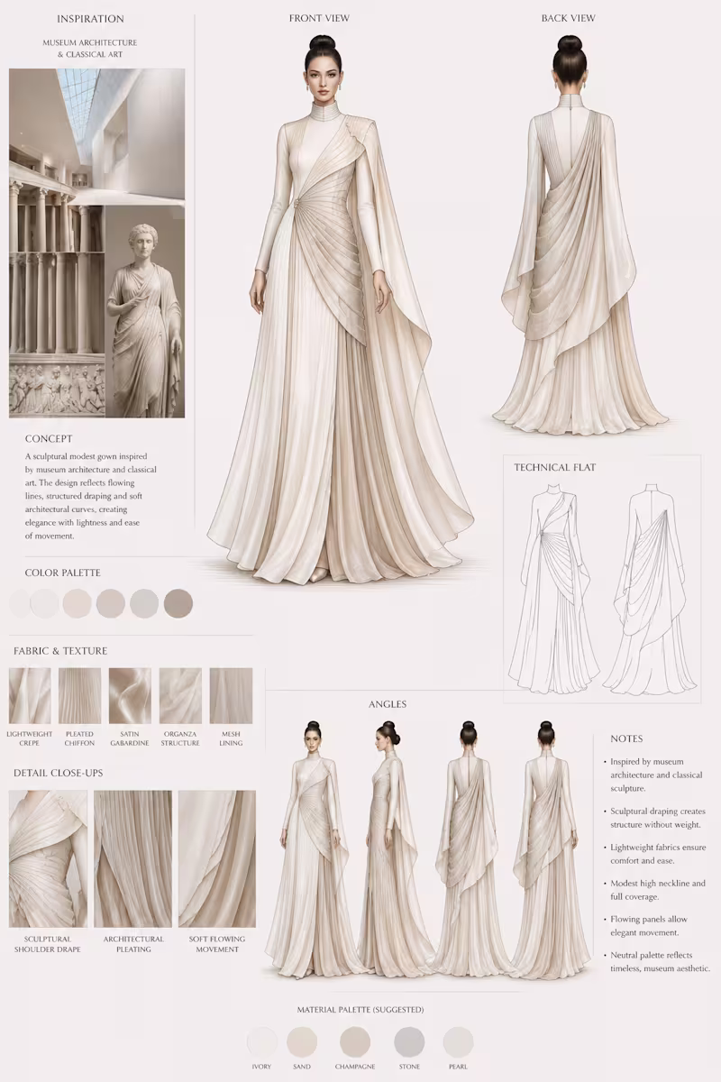 Cover image for modest fashion, hijab gown, abaya