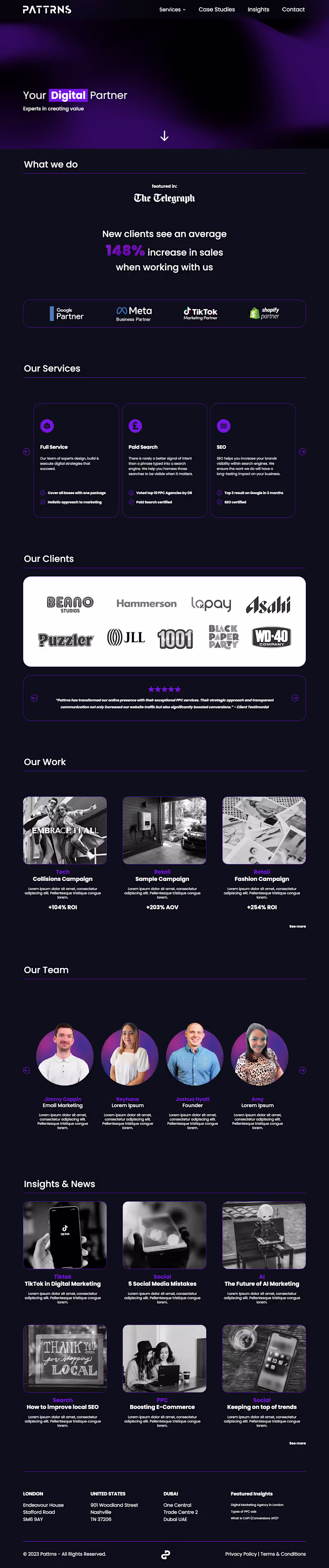 Cover image for Pattrns — Webflow Website for Interactive Design