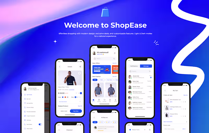 Cover image for ShopEase E-commerce App Development