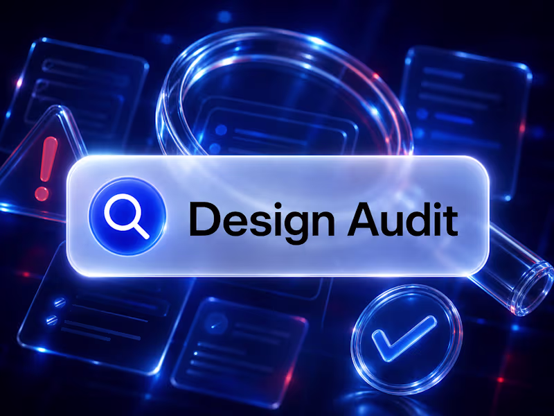 Cover image for Design Audit & Recommendations