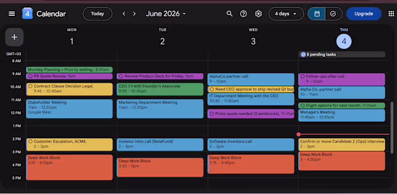 Cover image for Calendar & Time Zone Management