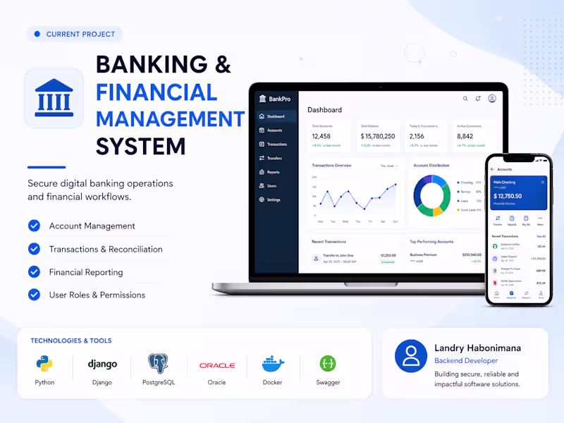 Cover image for BANKING AND FINANCIAL MANAGEMENT SYSTEM