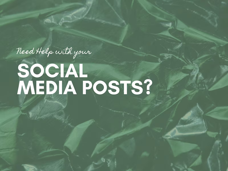 Cover image for Social Media Posts Design