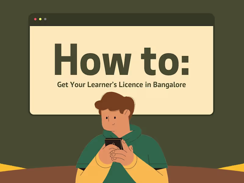 Cover image for Learning Licence in Bangalore