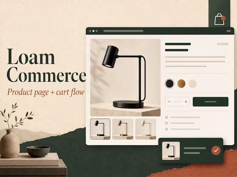 Cover image for Loam Commerce: Product Page & Cart Flow