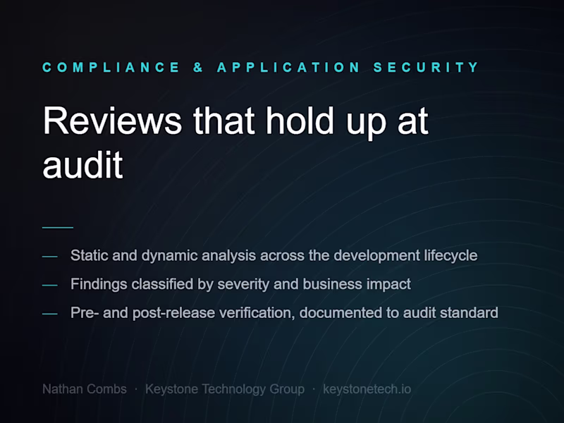 Cover image for Software Compliance & Regulatory Review