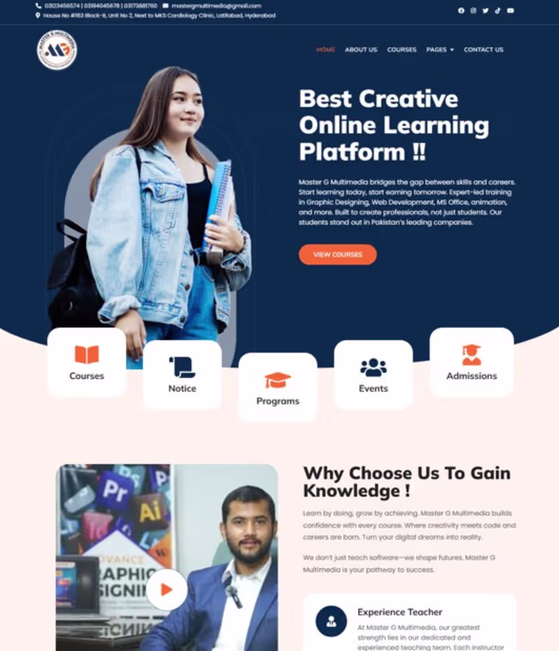 Cover image for Wordpress Coaching Website