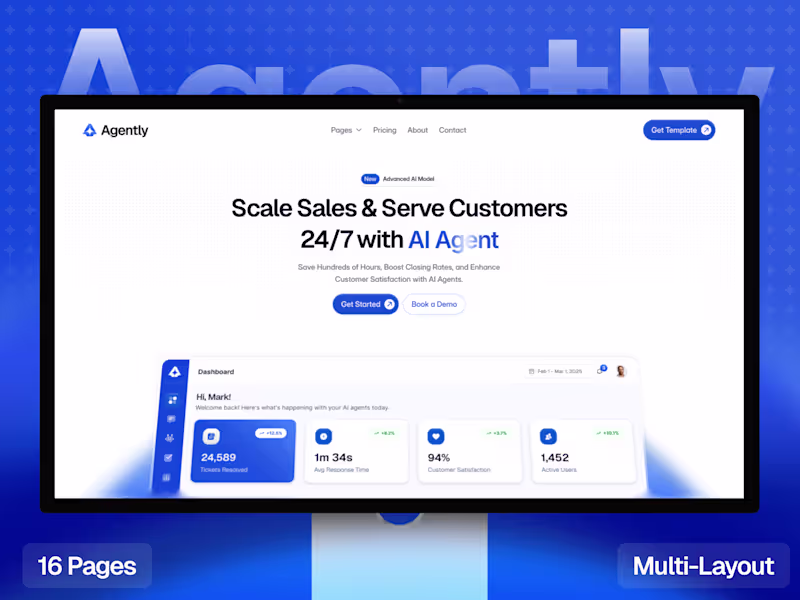 Cover image for AI Agent Framer Website