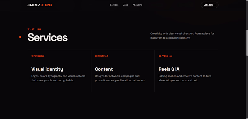 Cover image for Service website