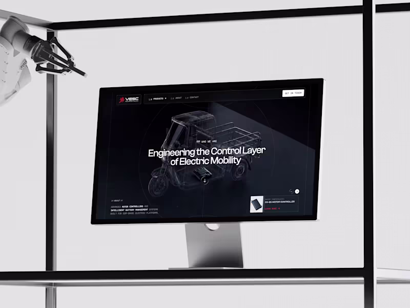 Cover image for VESC Technologies Website and 3D Visuals