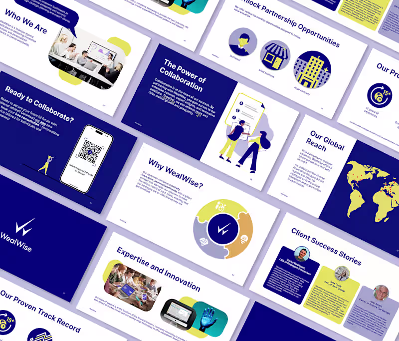 Cover image for WealWise - Presentation Design