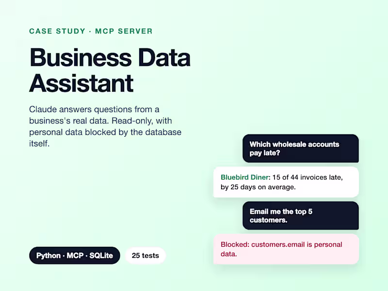 Cover image for Built a secure AI assistant