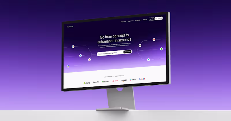 Cover image for Sequence - Website Concept for an AI automation platform