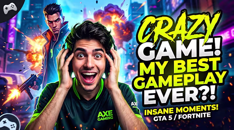 Cover image for Premium High-CTR YouTube Gaming Thumbnail