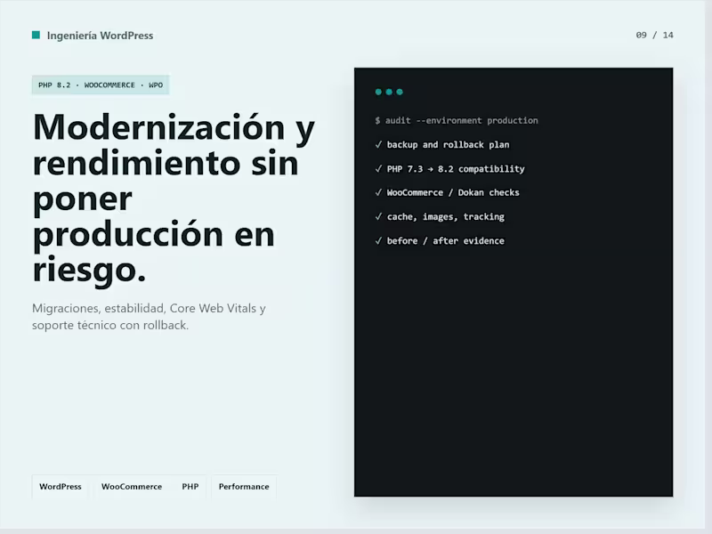 Cover image for WordPress & WooCommerce Modernization