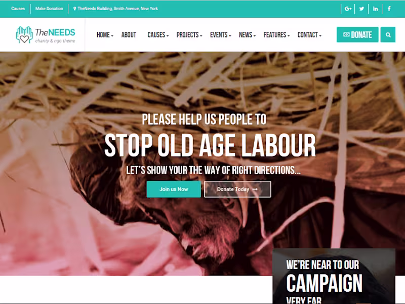 Cover image for NGO Website