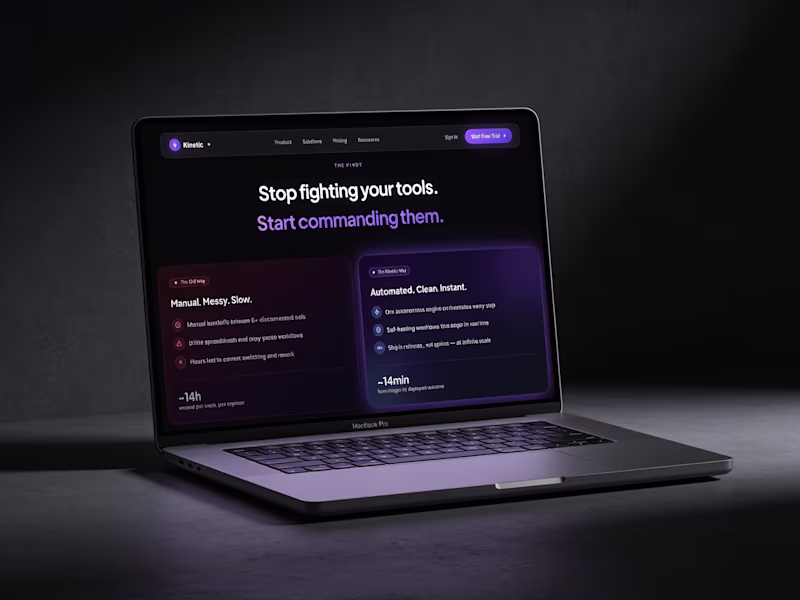 Cover image for Immersive SaaS Landing Page Design