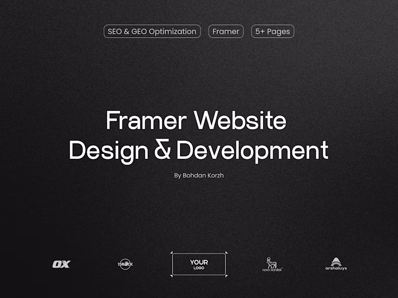 Cover image for Framer ♦︎ Website Design & Development 
