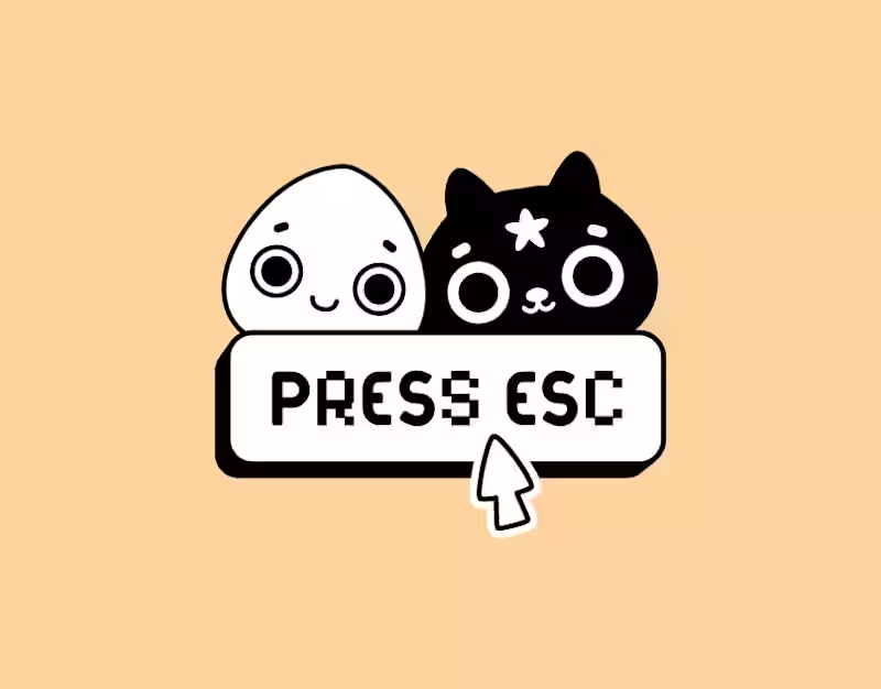 Cover image for Press Esc podcast - Visual Identity