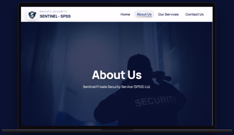 Cover image for Responsive Website Design for Sentinel