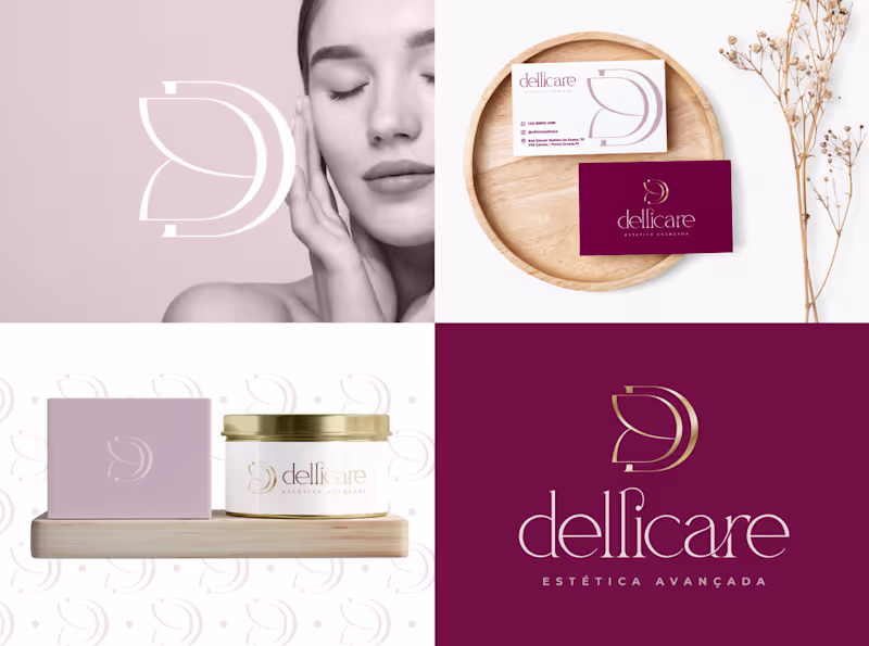 Cover image for Exclusive visual identity created for Dellicare Aesthetic Cl...