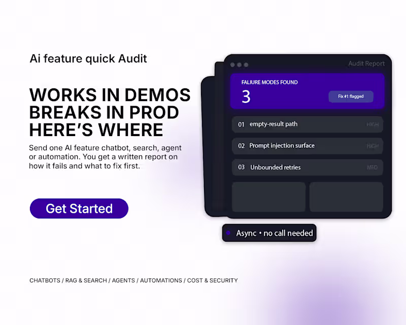 Cover image for AI Feature Health Check
