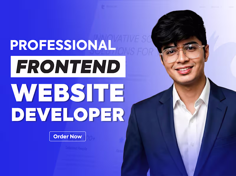 Cover image for Frontend Development | React | Next.js | Modern UI Specialist