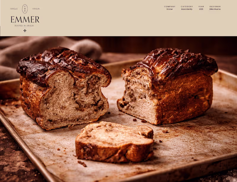 Cover image for EMMER — Brand Identity for a Heritage Grain Bakery