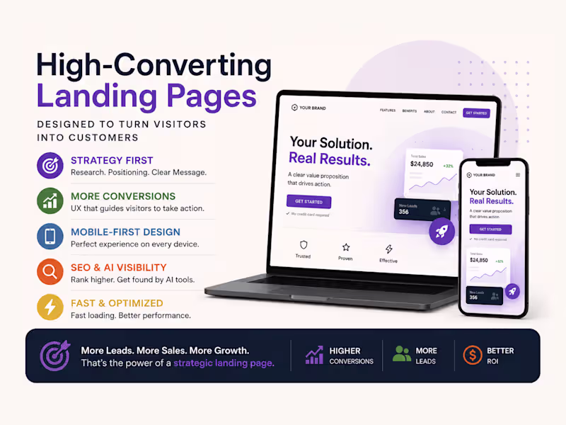 Cover image for Landing Page That Helps You Increase Sales