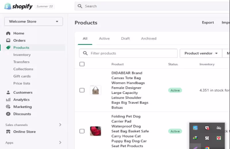 Cover image for Created and managed eCommerce stores