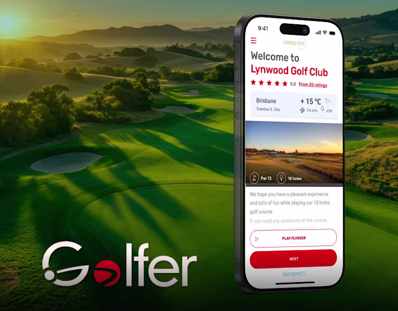 Cover image for Golf Community | Events & GPS Scoring | UX/UI Mobile