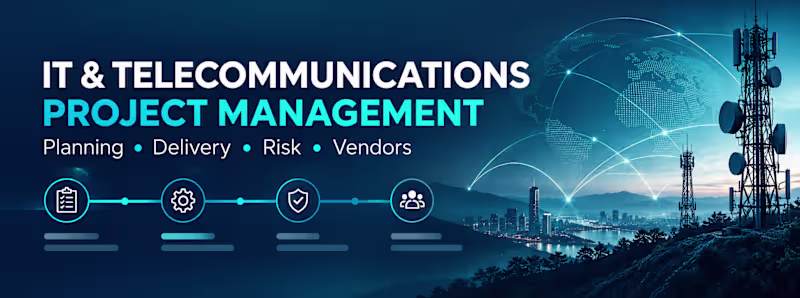 Cover image for IT & Telecommunications Project Management