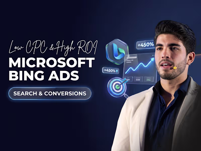 Cover image for Bing ads campaigns for high ROI leads and sales - Setup & Manage