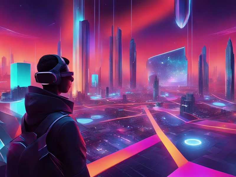 Cover image for "Journey Beyond Reality: Embrace the Meta verse Frontier"