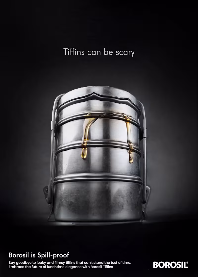 Cover image for Borosil: The "Spill-Proof" Ad Campaign