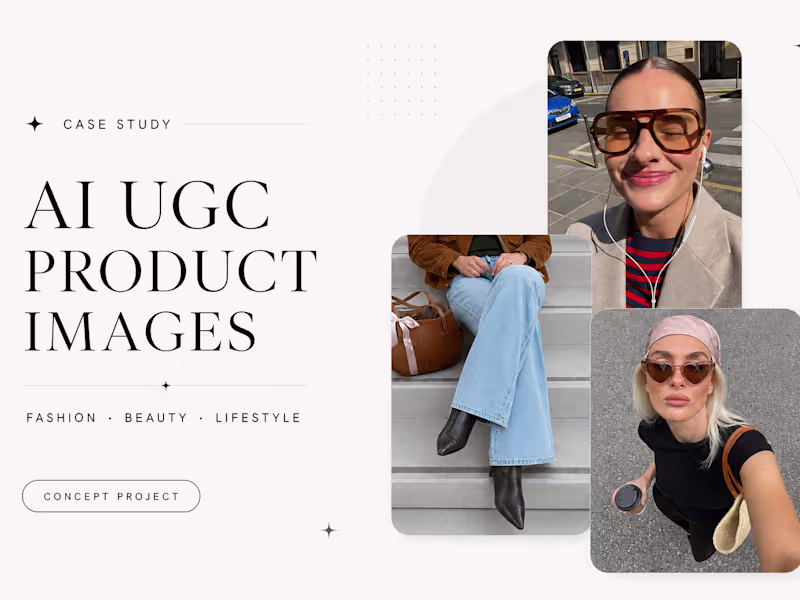 Cover image for AI UGC Product Images — Fashion & Lifestyle