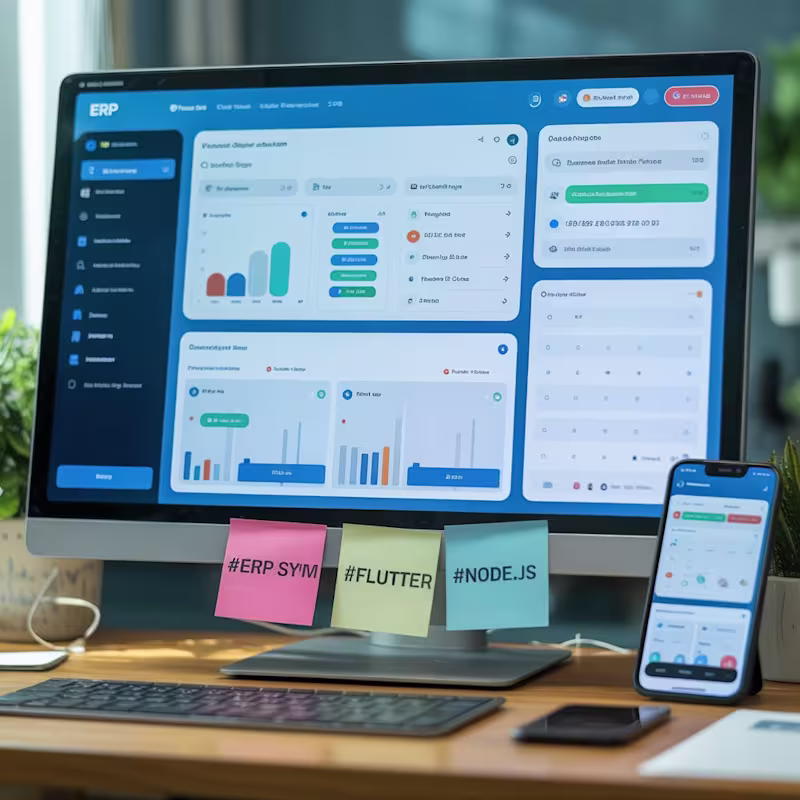 Cover image for Building the next generation #ERP system using #flutter and ...
