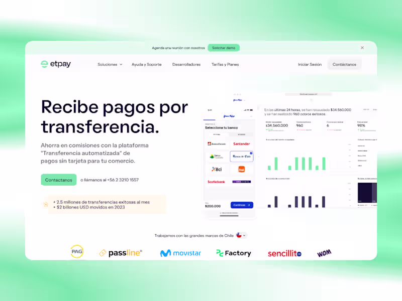 Cover image for Etpay — Website Migration to Framer